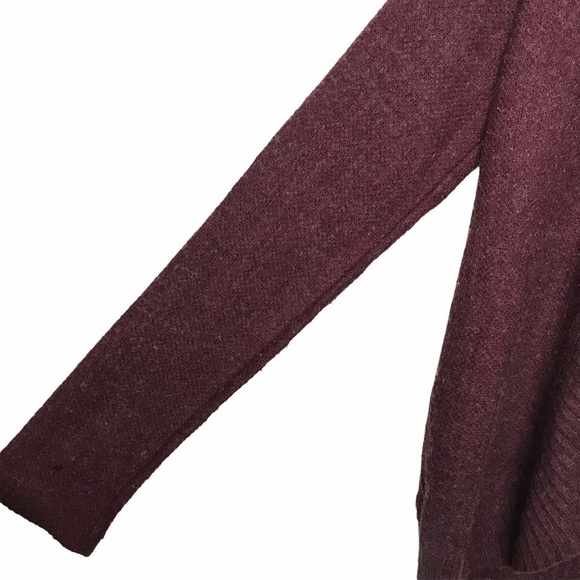 Forever 21 Burgundy Purple Open Front Cardigan - Picture 9 of 10